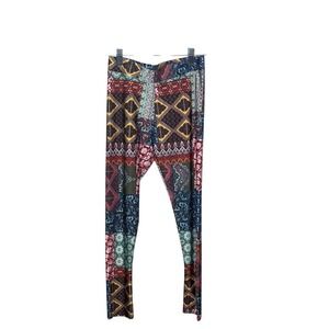 American Eagle Outfitters High Rise Patchwork Print Leggings